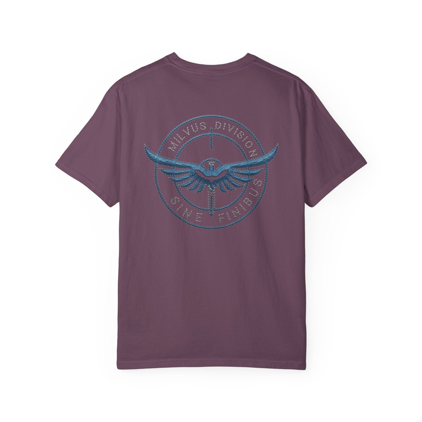 Milvus Division Logo Unisex Garment-Dyed T-Shirt