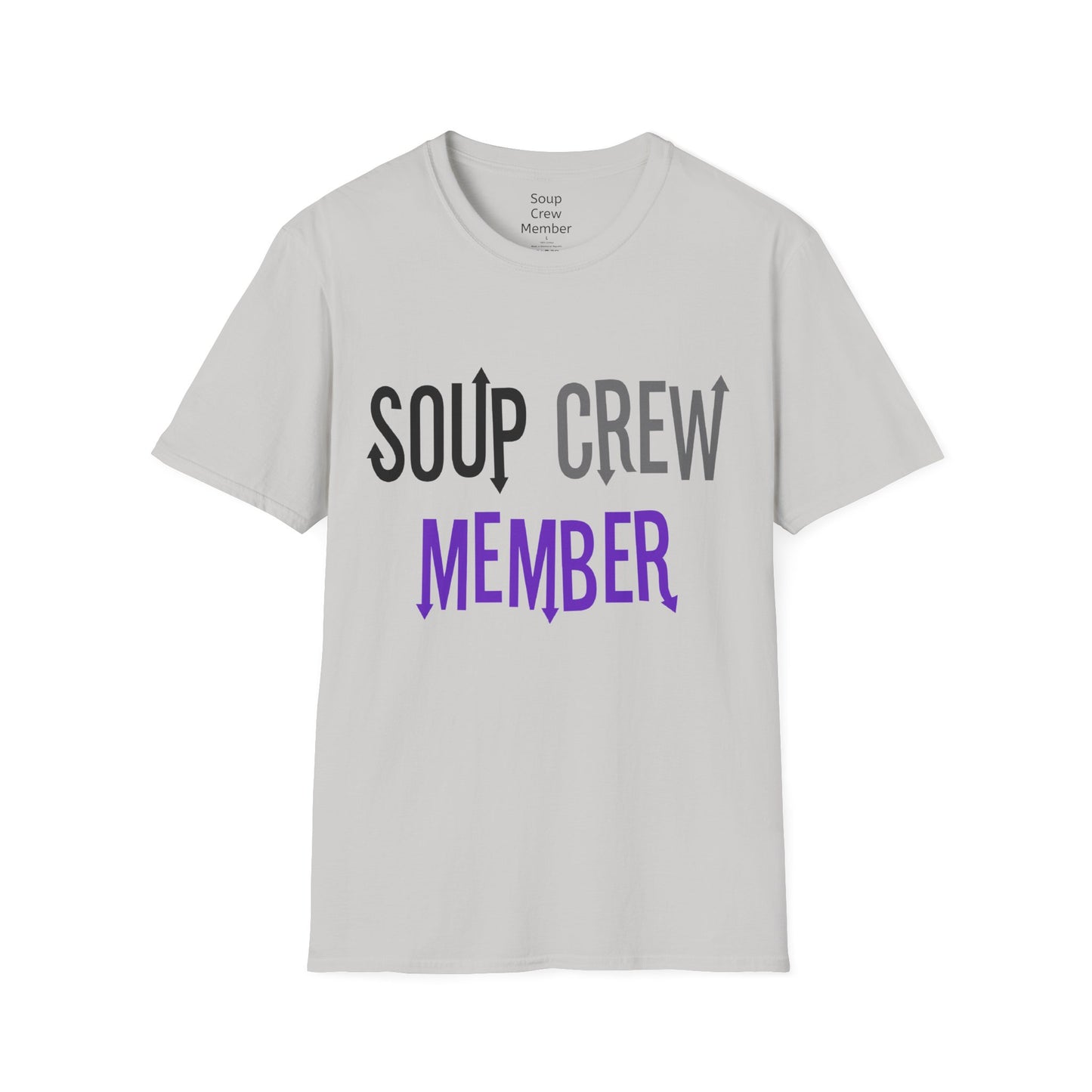 Upside Down Soup Crew Member Unisex Softstyle T-Shirt