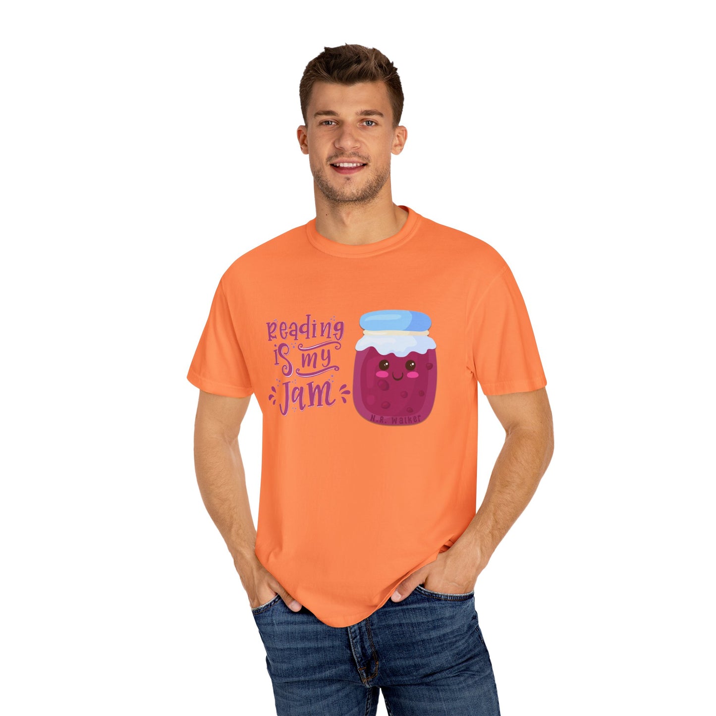 Reading Is My Jam - Unisex Garment-Dyed T-shirt