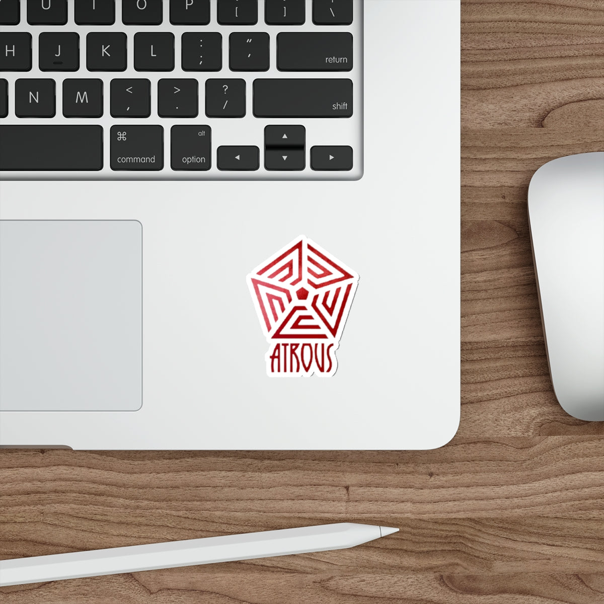 Atrous Code Red Die-Cut Stickers (cut to shape)