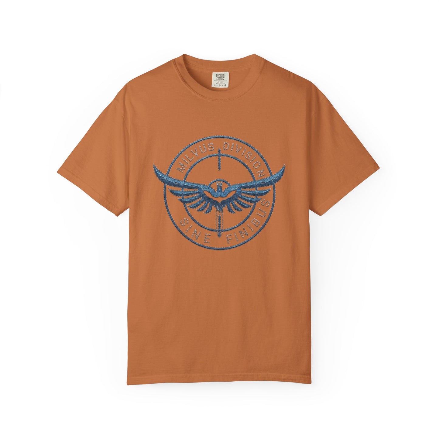 Milvus Division Logo Unisex Garment-Dyed T-Shirt