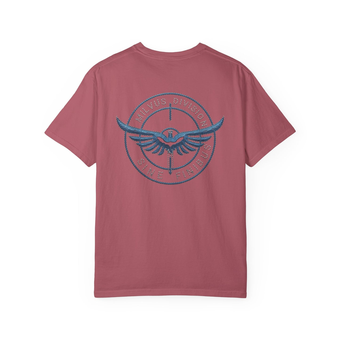 Milvus Division Logo Unisex Garment-Dyed T-Shirt