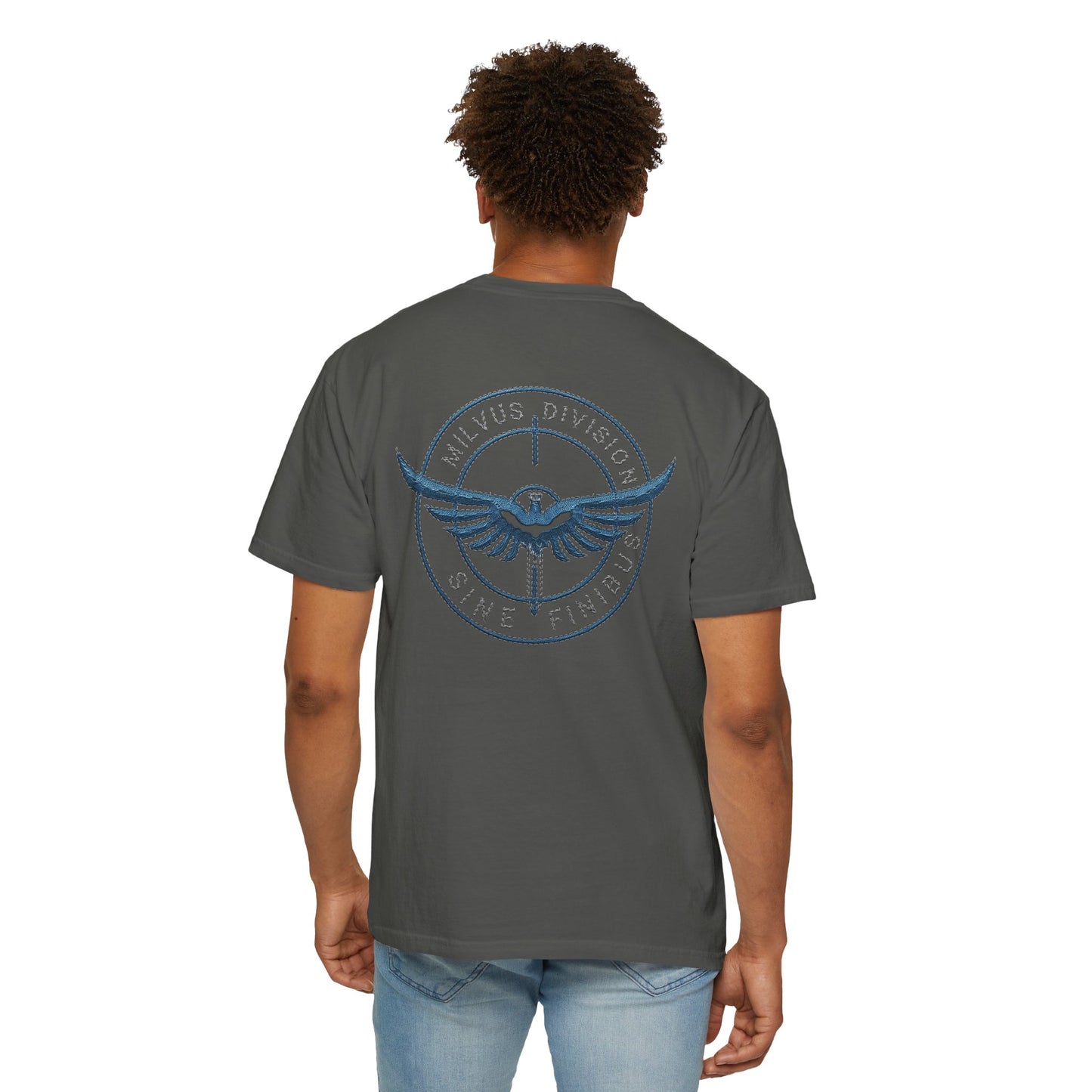 Milvus Division Logo Unisex Garment-Dyed T-Shirt