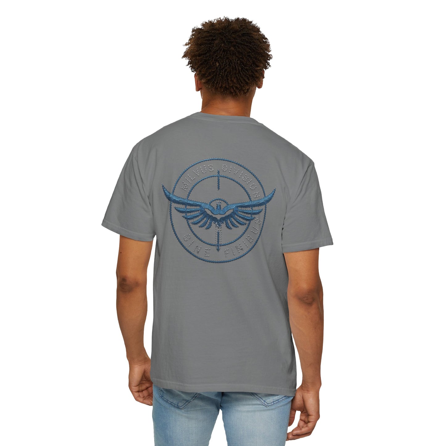 Milvus Division Logo Unisex Garment-Dyed T-Shirt