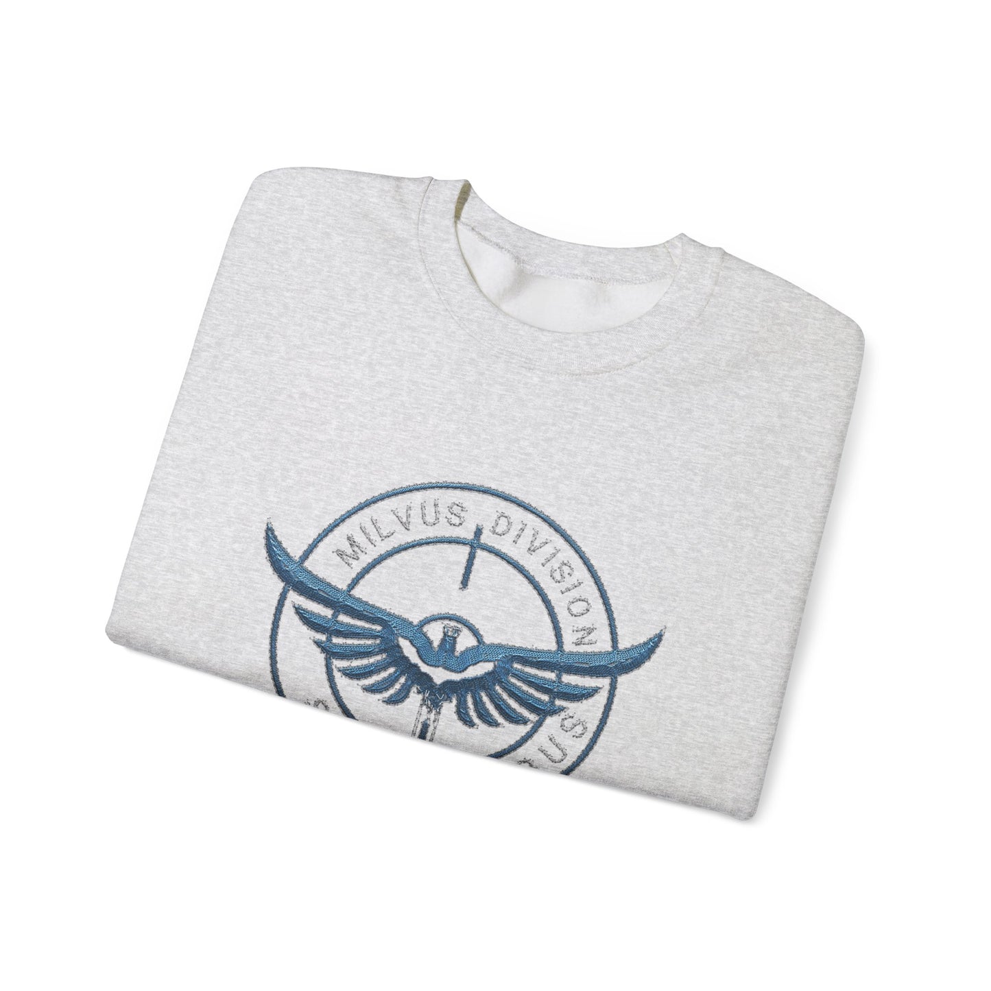 Milvus Division logo Unisex Heavy Blend™ Crewneck Sweatshirt