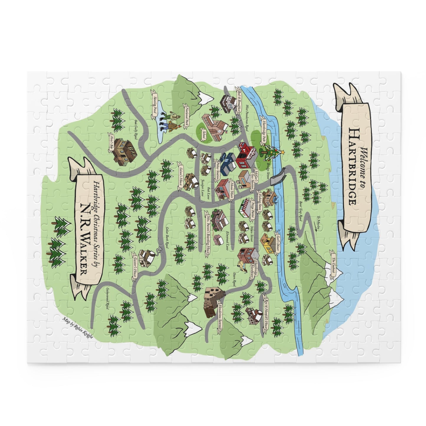 Hartbridge Map Puzzle (120, 252, 500-Piece)