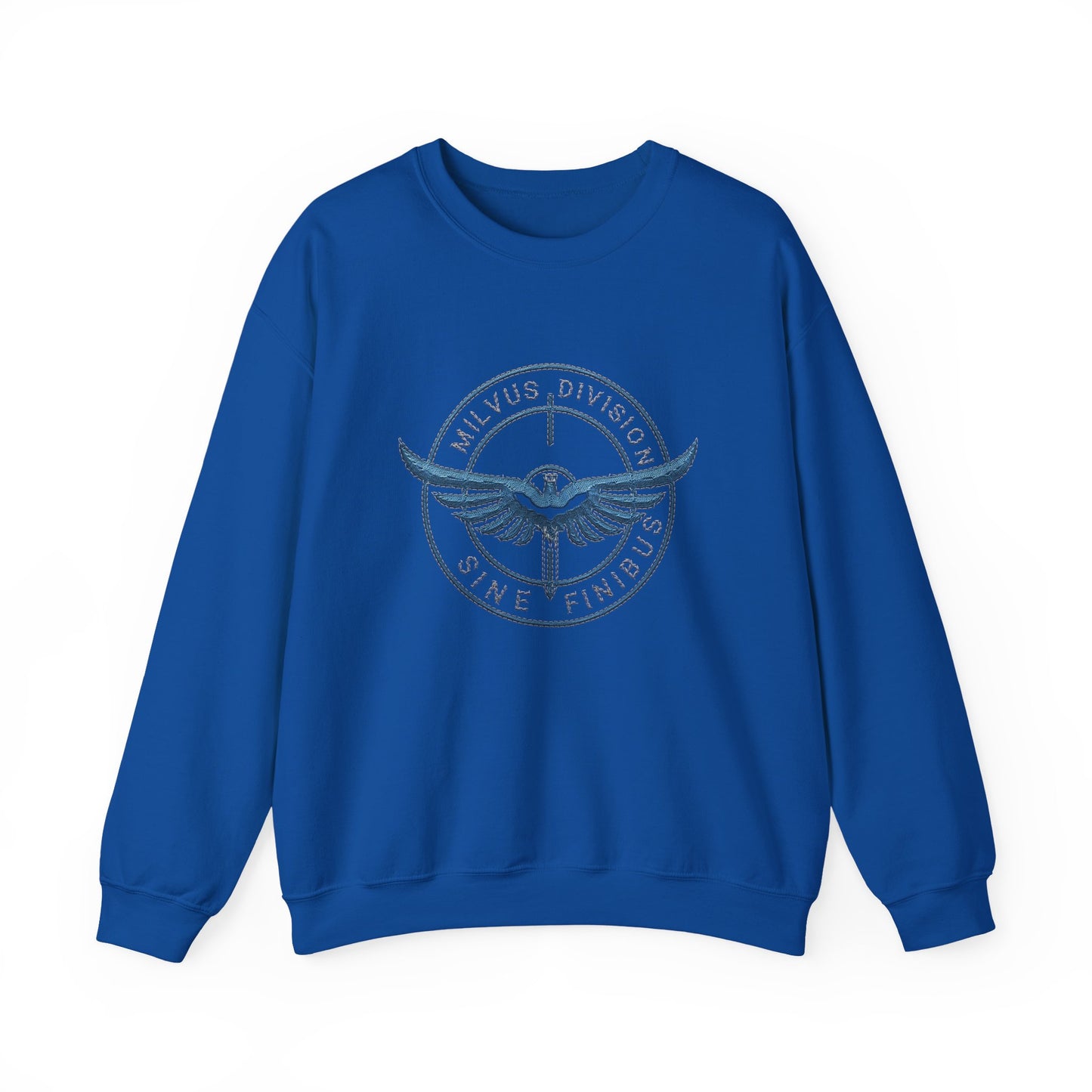 Milvus Division logo Unisex Heavy Blend™ Crewneck Sweatshirt