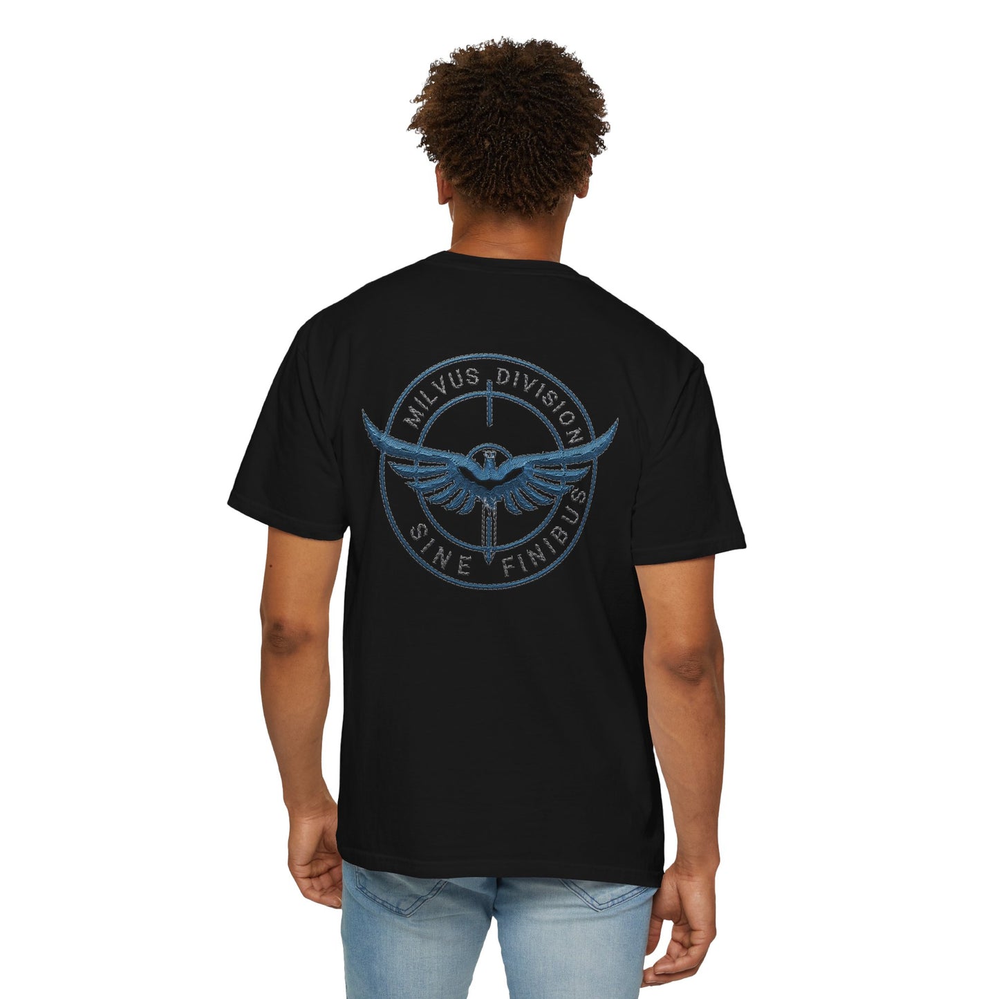 Milvus Division Logo Unisex Garment-Dyed T-Shirt