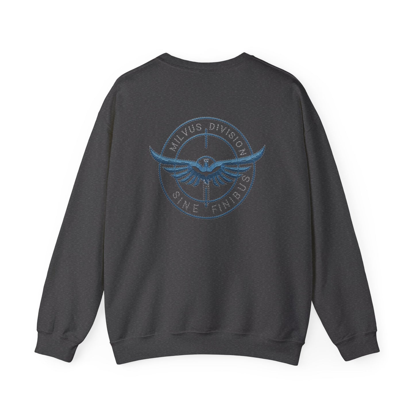 Milvus Division logo Unisex Heavy Blend™ Crewneck Sweatshirt