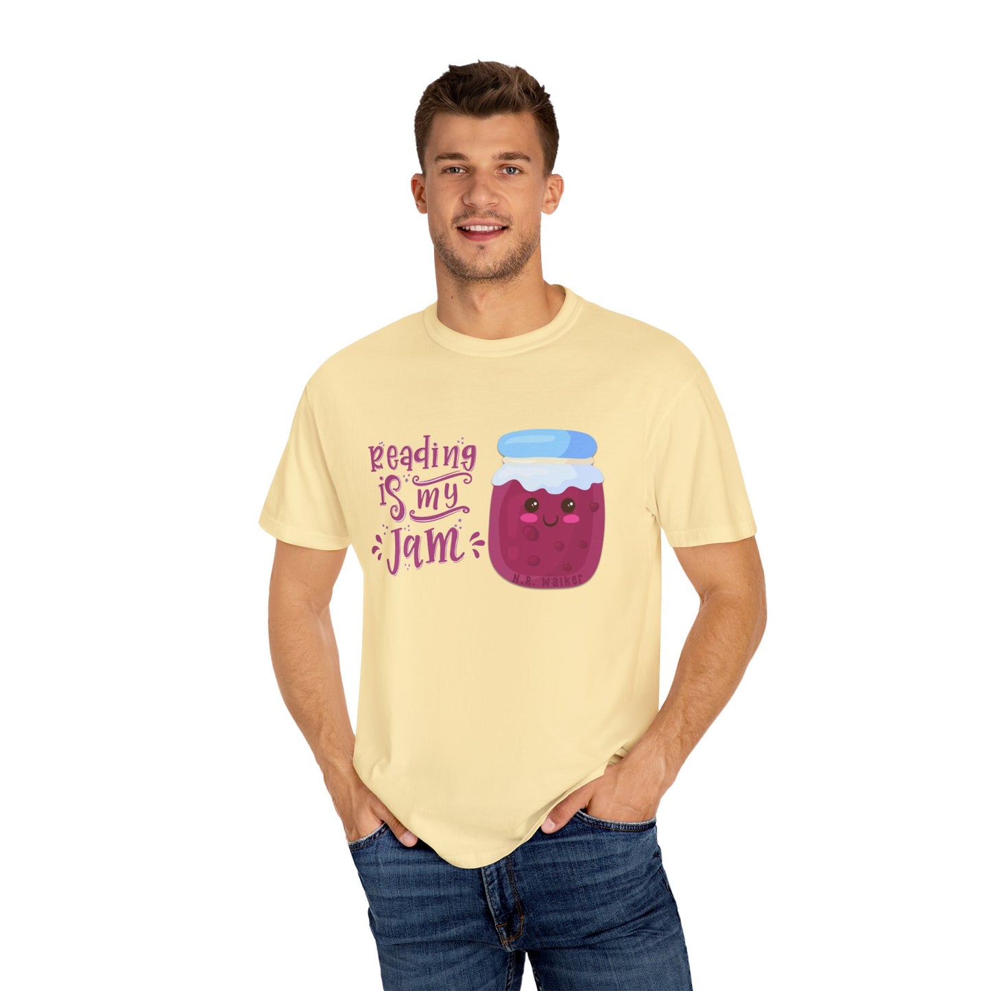 Reading Is My Jam - Unisex Garment-Dyed T-shirt