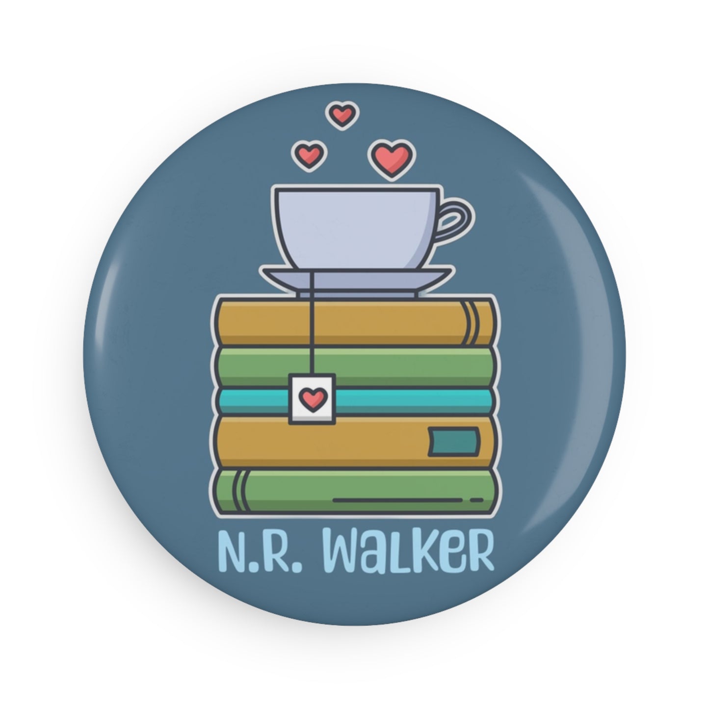 Author Button Magnet, Round