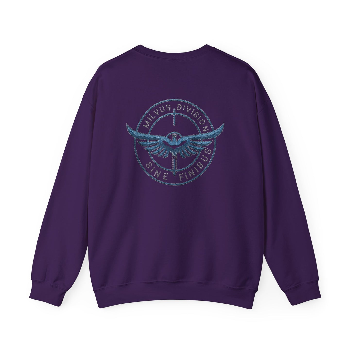 Milvus Division logo Unisex Heavy Blend™ Crewneck Sweatshirt