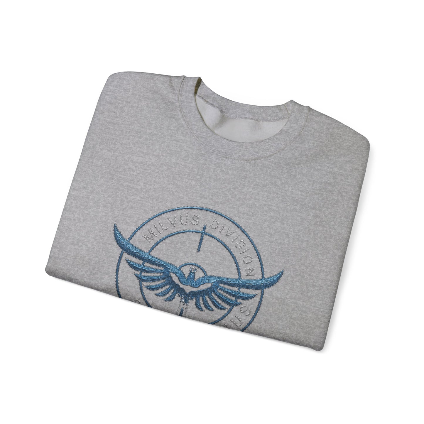 Milvus Division logo Unisex Heavy Blend™ Crewneck Sweatshirt