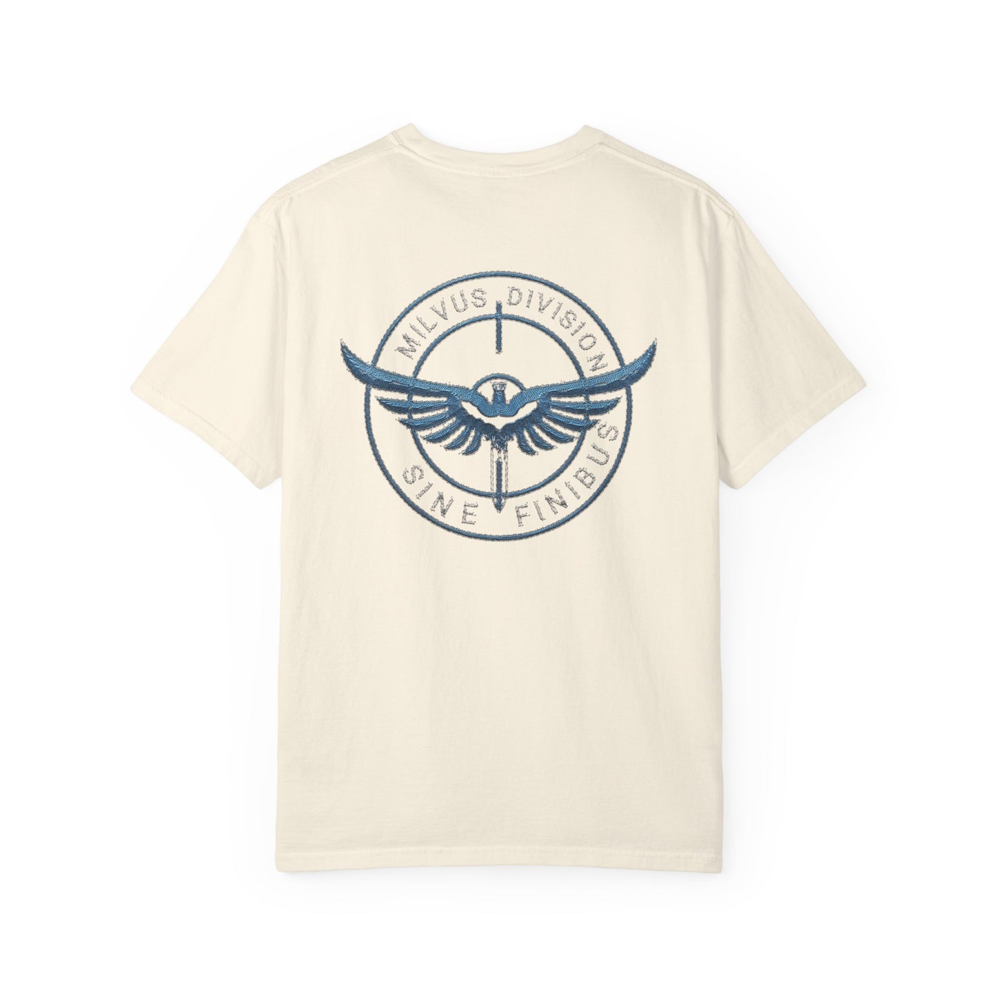Milvus Division Logo Unisex Garment-Dyed T-Shirt