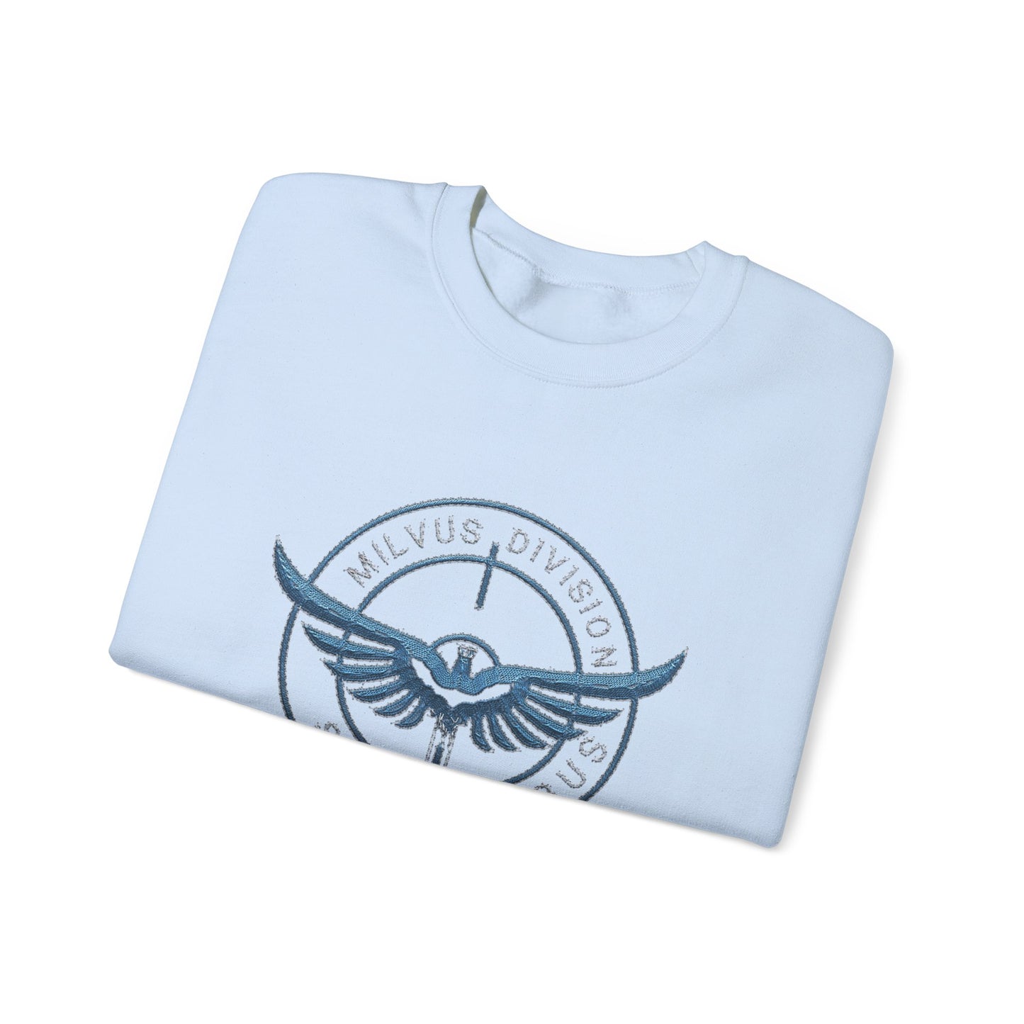 Milvus Division logo Unisex Heavy Blend™ Crewneck Sweatshirt
