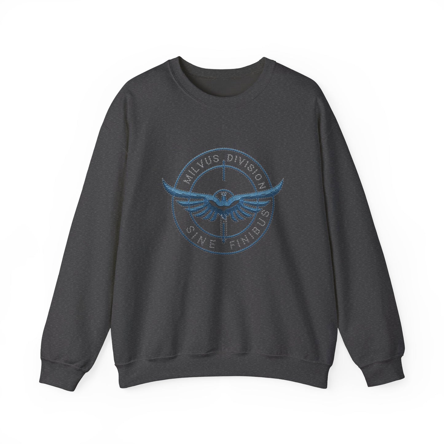 Milvus Division logo Unisex Heavy Blend™ Crewneck Sweatshirt