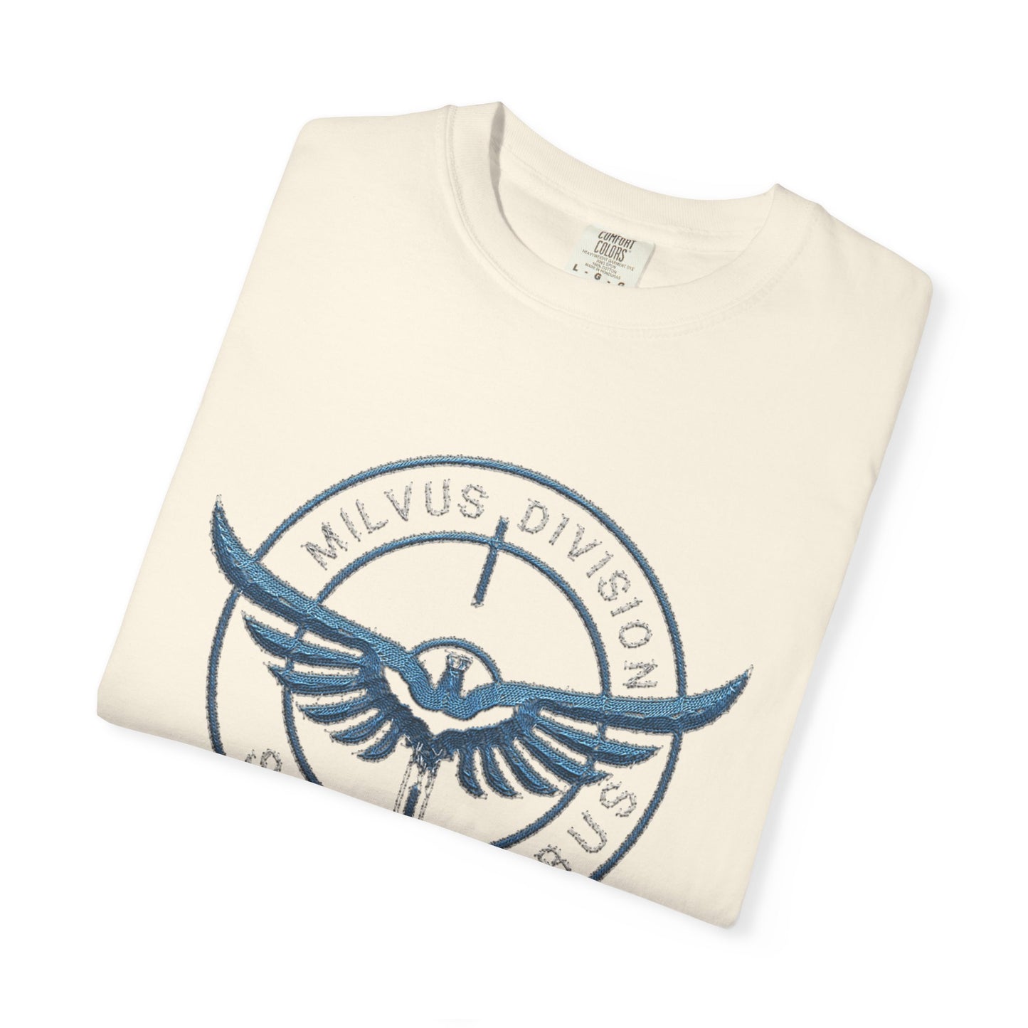 Milvus Division Logo Unisex Garment-Dyed T-Shirt