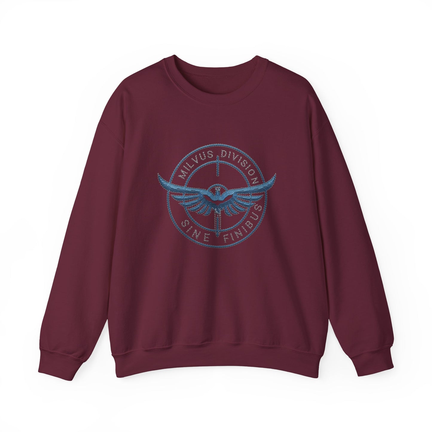 Milvus Division logo Unisex Heavy Blend™ Crewneck Sweatshirt