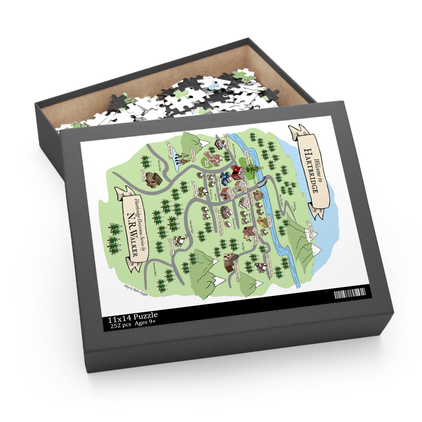 Hartbridge Map Puzzle (120, 252, 500-Piece)