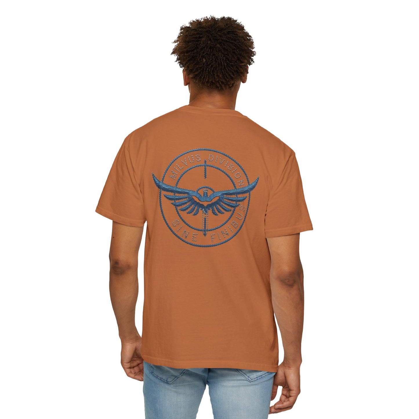 Milvus Division Logo Unisex Garment-Dyed T-Shirt