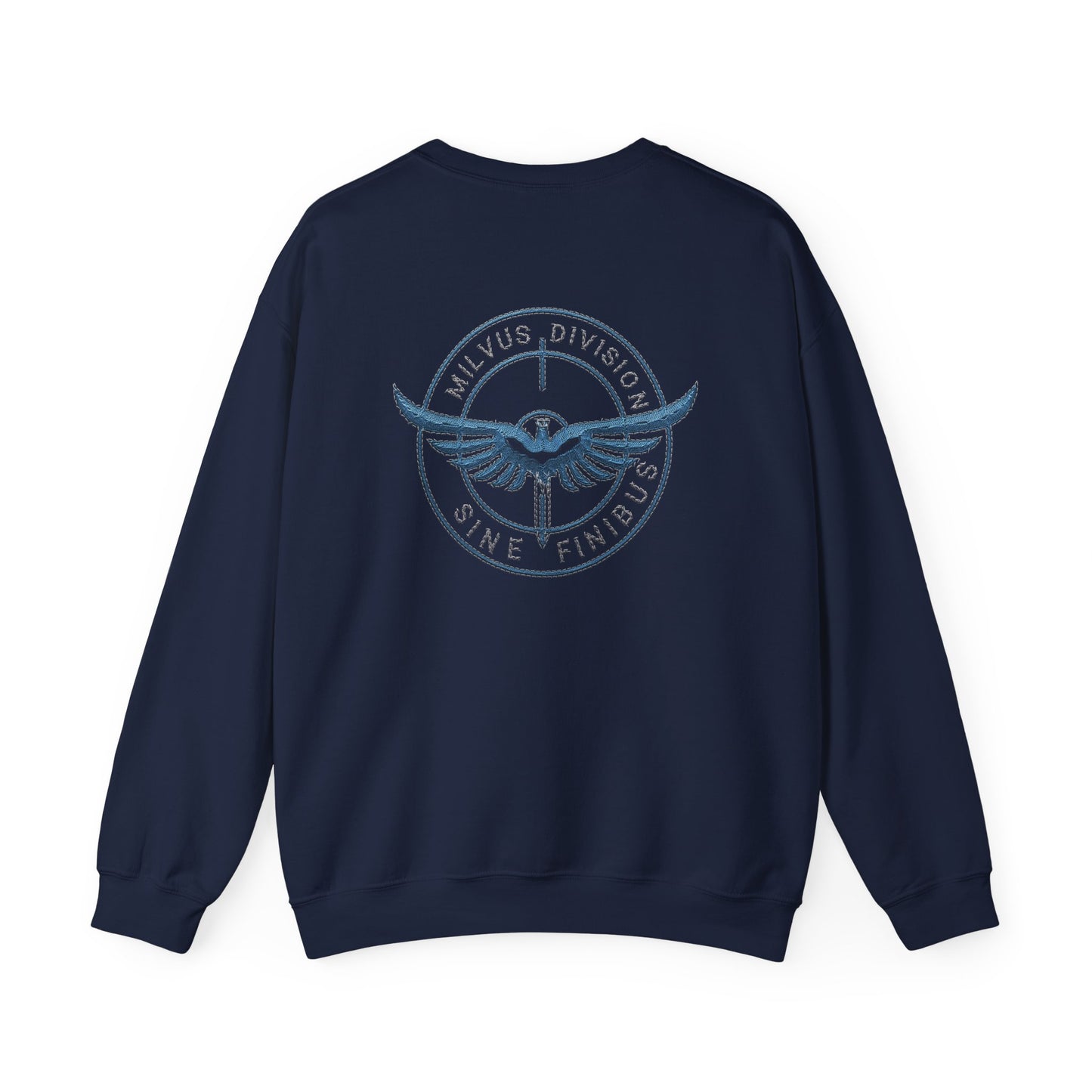 Milvus Division logo Unisex Heavy Blend™ Crewneck Sweatshirt