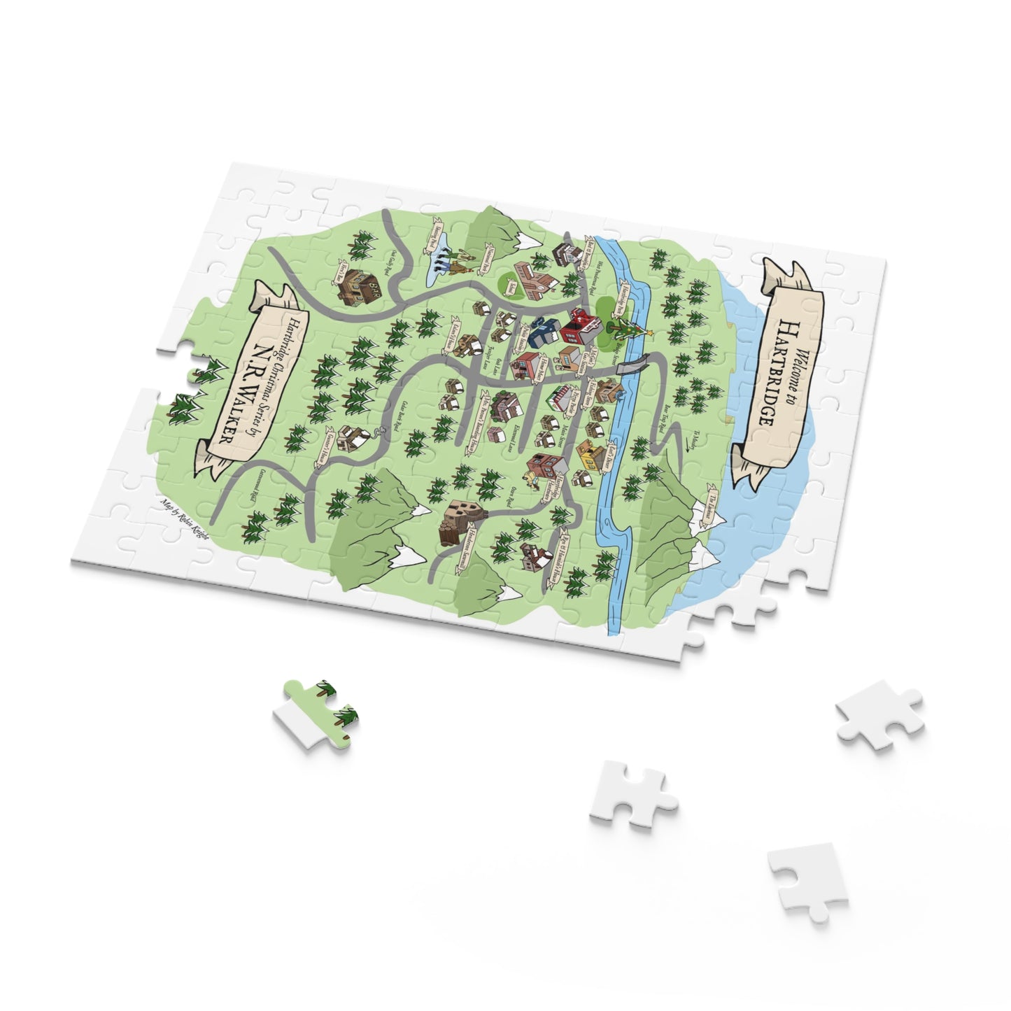 Hartbridge Map Puzzle (120, 252, 500-Piece)