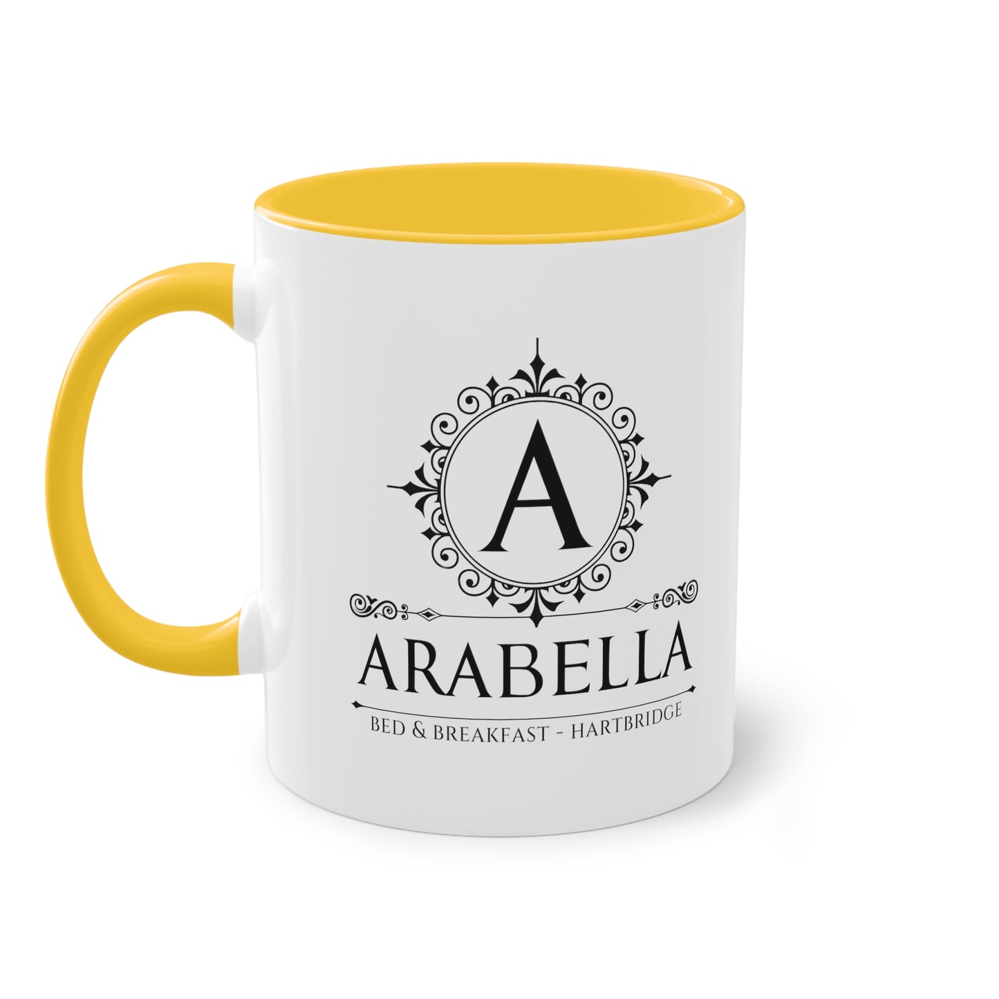 Arabella Hartbridge Bed & Breakfast - Two-Tone Coffee Mug, 11oz