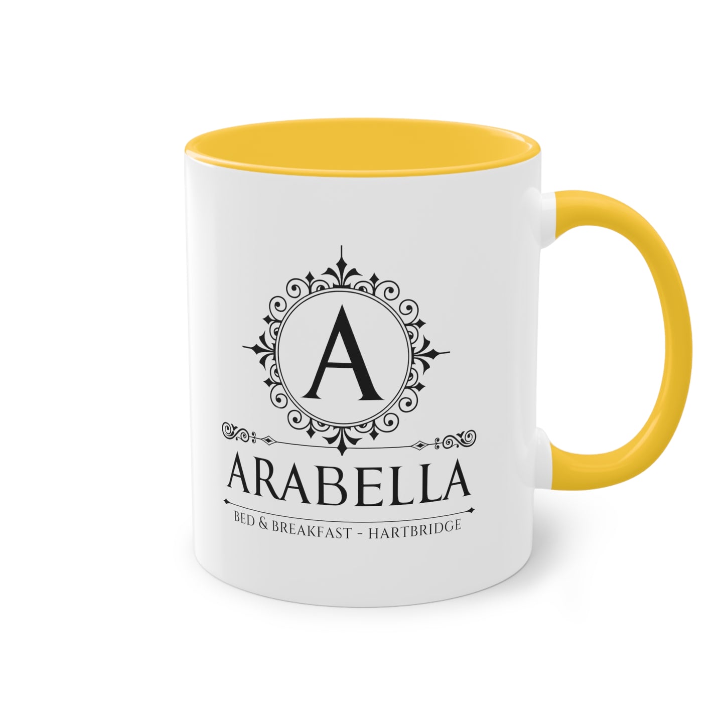 Arabella Hartbridge Bed & Breakfast - Two-Tone Coffee Mug, 11oz