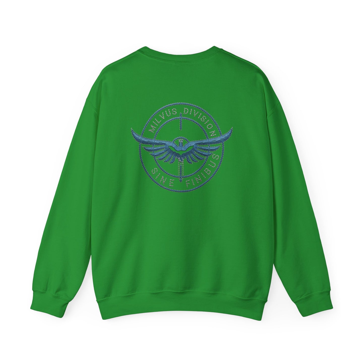 Milvus Division logo Unisex Heavy Blend™ Crewneck Sweatshirt