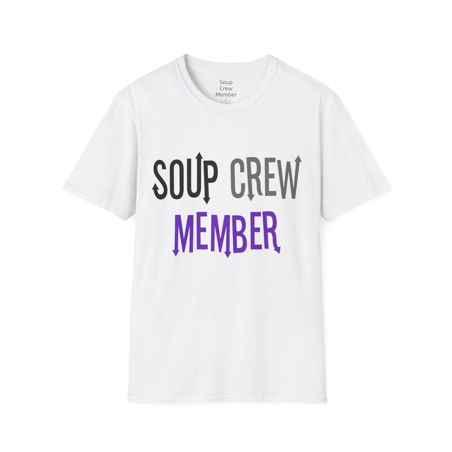 Upside Down Soup Crew Member Unisex Softstyle T-Shirt