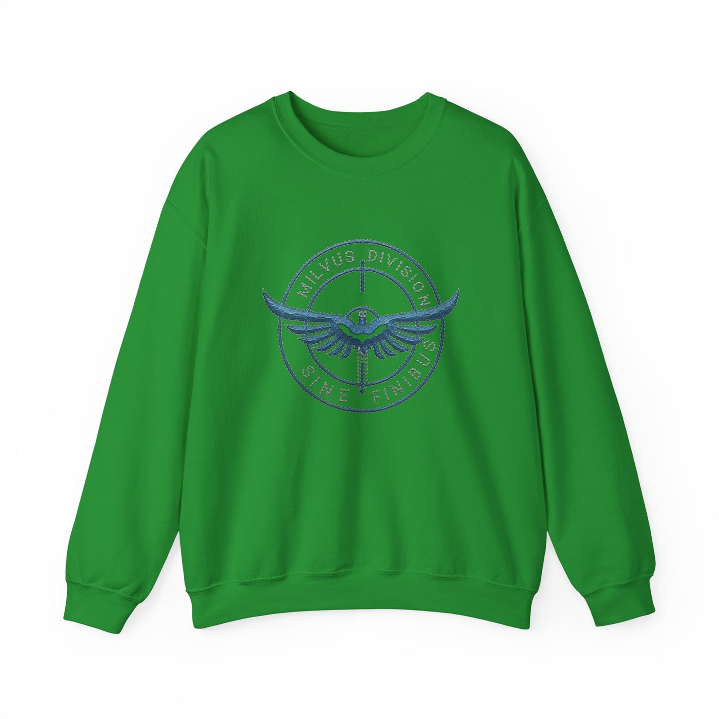 Milvus Division logo Unisex Heavy Blend™ Crewneck Sweatshirt