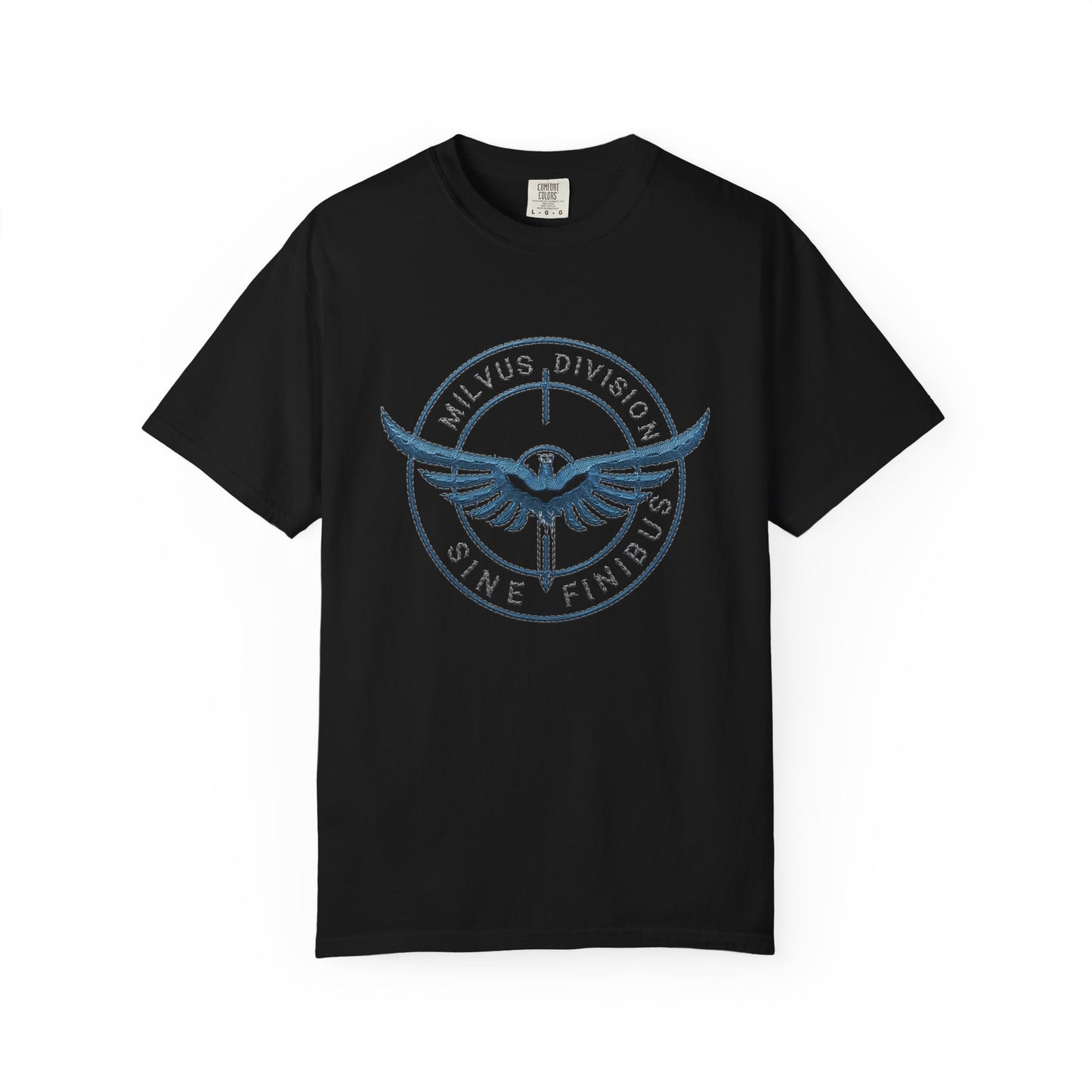 Milvus Division Logo Unisex Garment-Dyed T-Shirt
