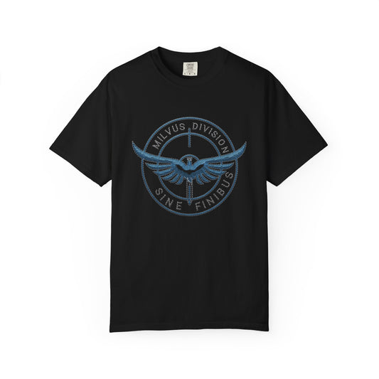 Milvus Division Logo Unisex Garment-Dyed T-Shirt