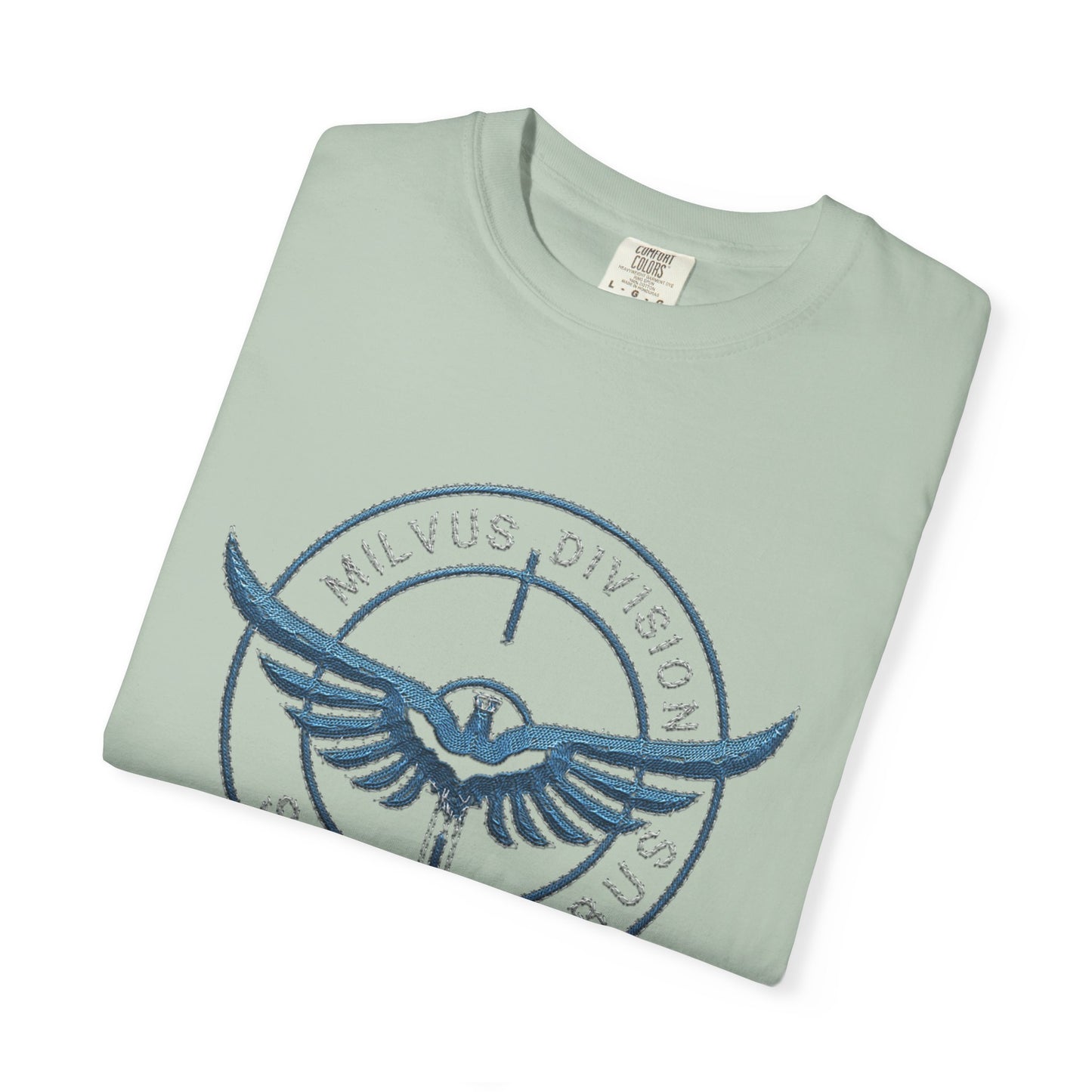 Milvus Division Logo Unisex Garment-Dyed T-Shirt