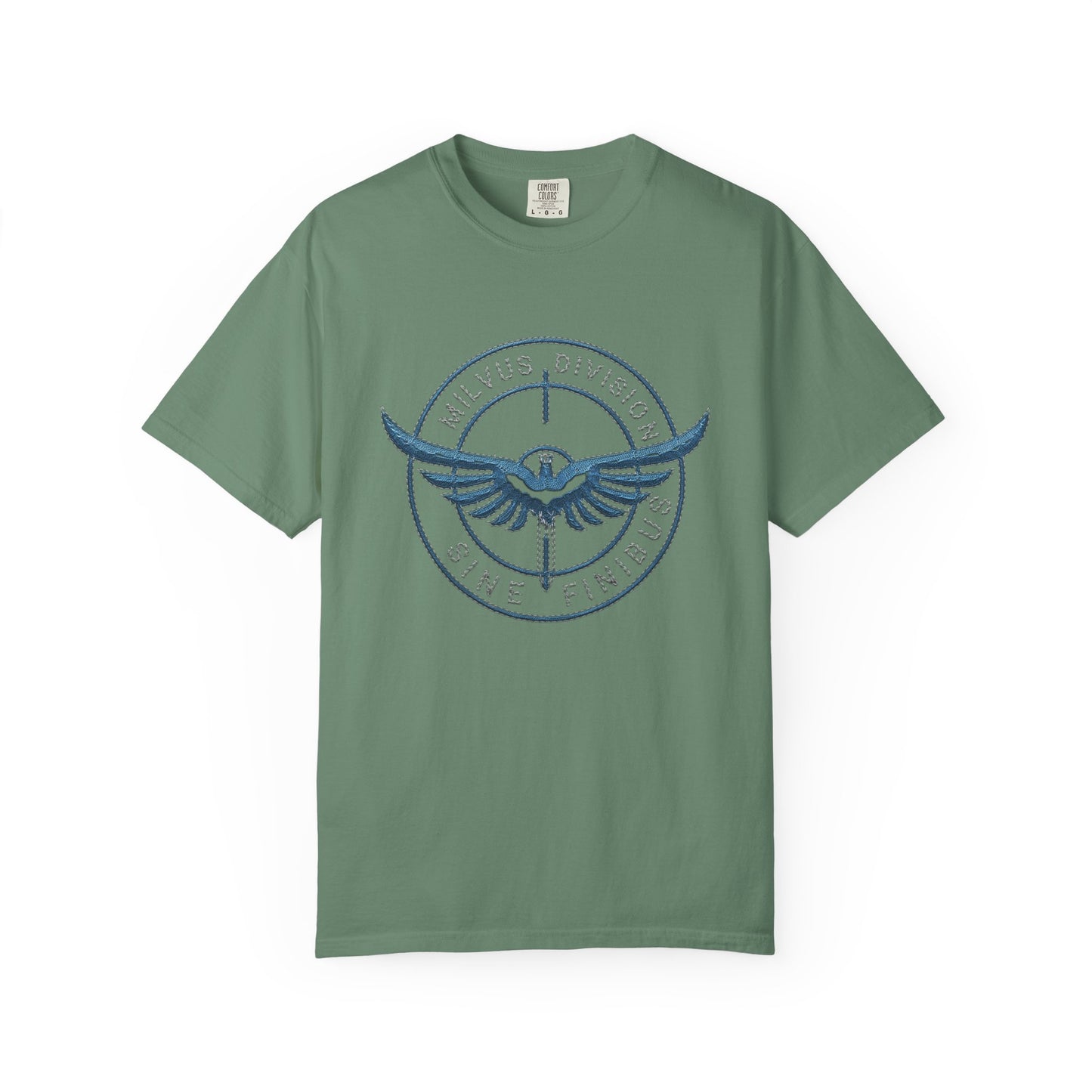 Milvus Division Logo Unisex Garment-Dyed T-Shirt