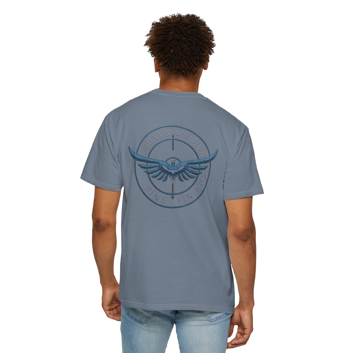 Milvus Division Logo Unisex Garment-Dyed T-Shirt