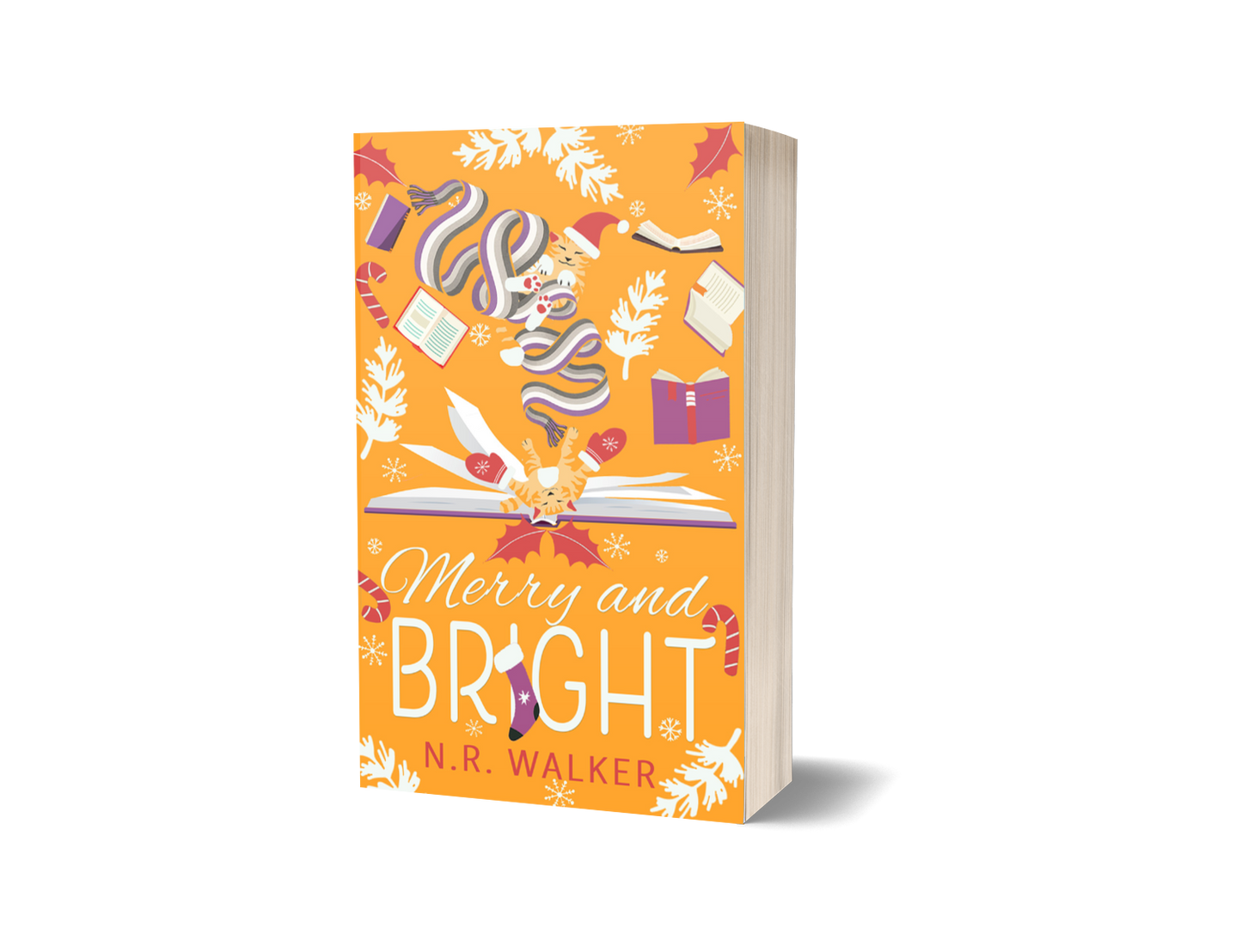 Merry & Bright Illustrated cover (Hartbridge Christmas Book Six) paperback