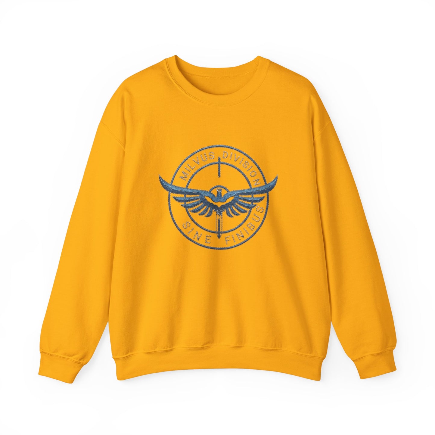 Milvus Division logo Unisex Heavy Blend™ Crewneck Sweatshirt
