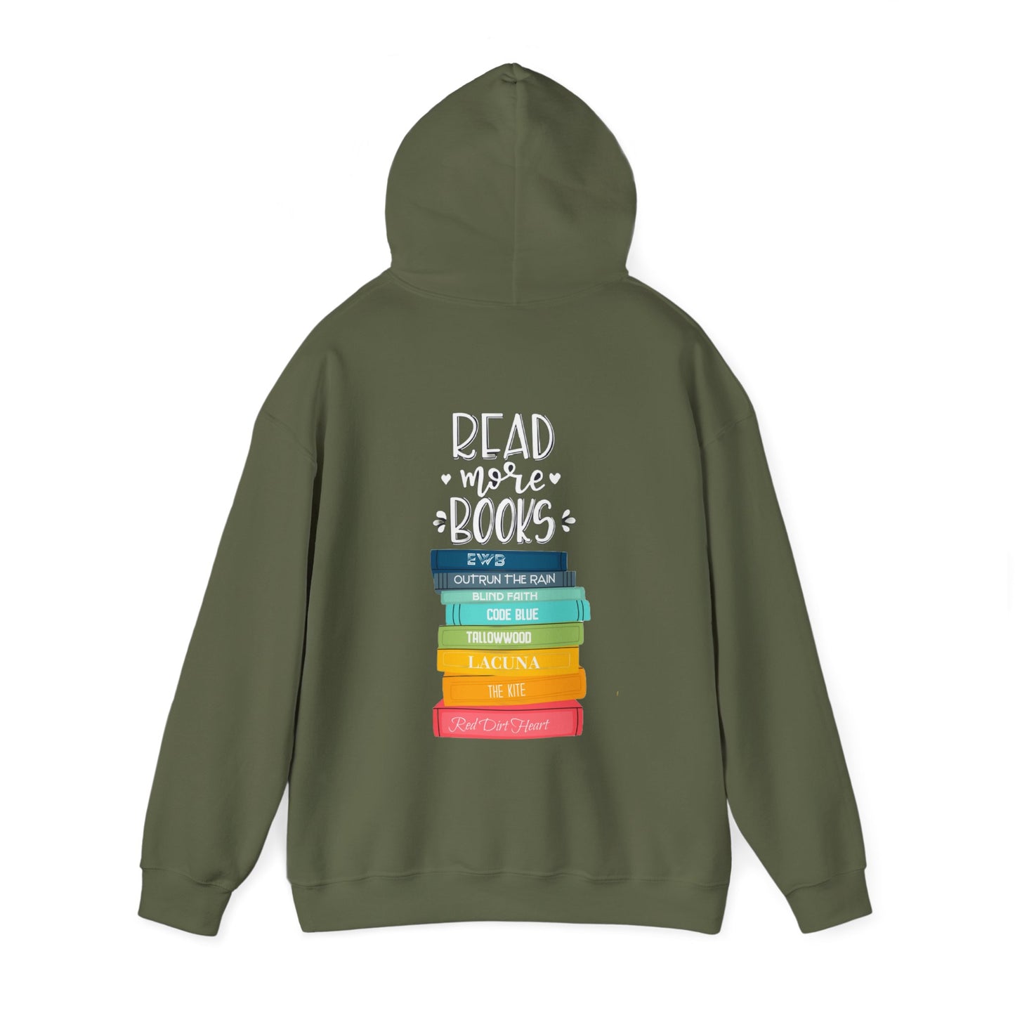 Just One More Chapter - books with titles - Unisex Heavy Blend™ Hooded Sweatshirt