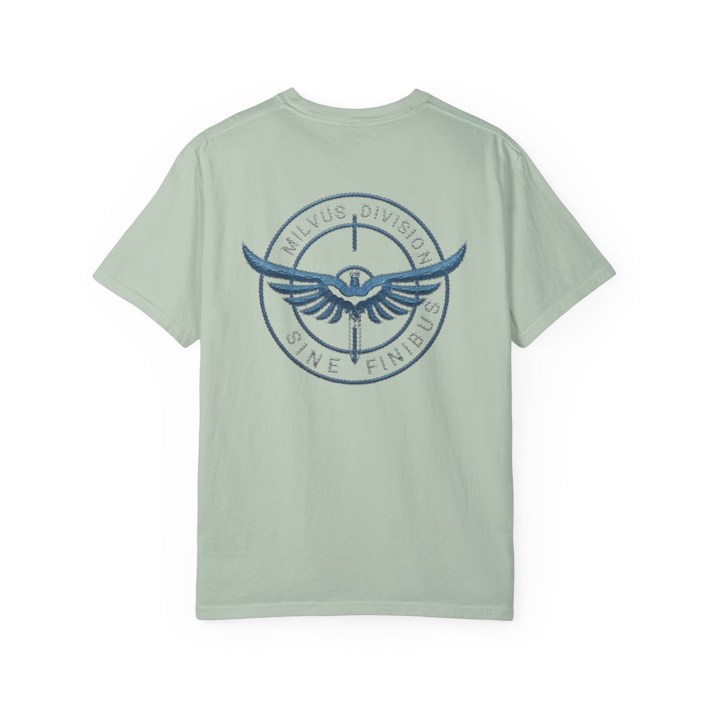 Milvus Division Logo Unisex Garment-Dyed T-Shirt