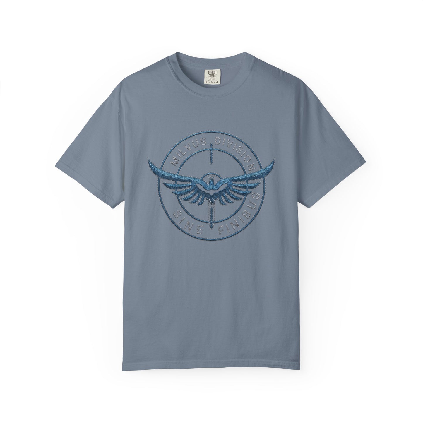 Milvus Division Logo Unisex Garment-Dyed T-Shirt