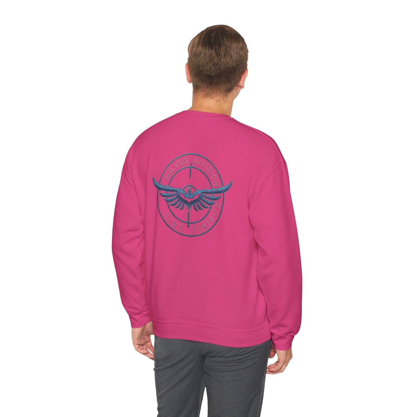 Milvus Division logo Unisex Heavy Blend™ Crewneck Sweatshirt