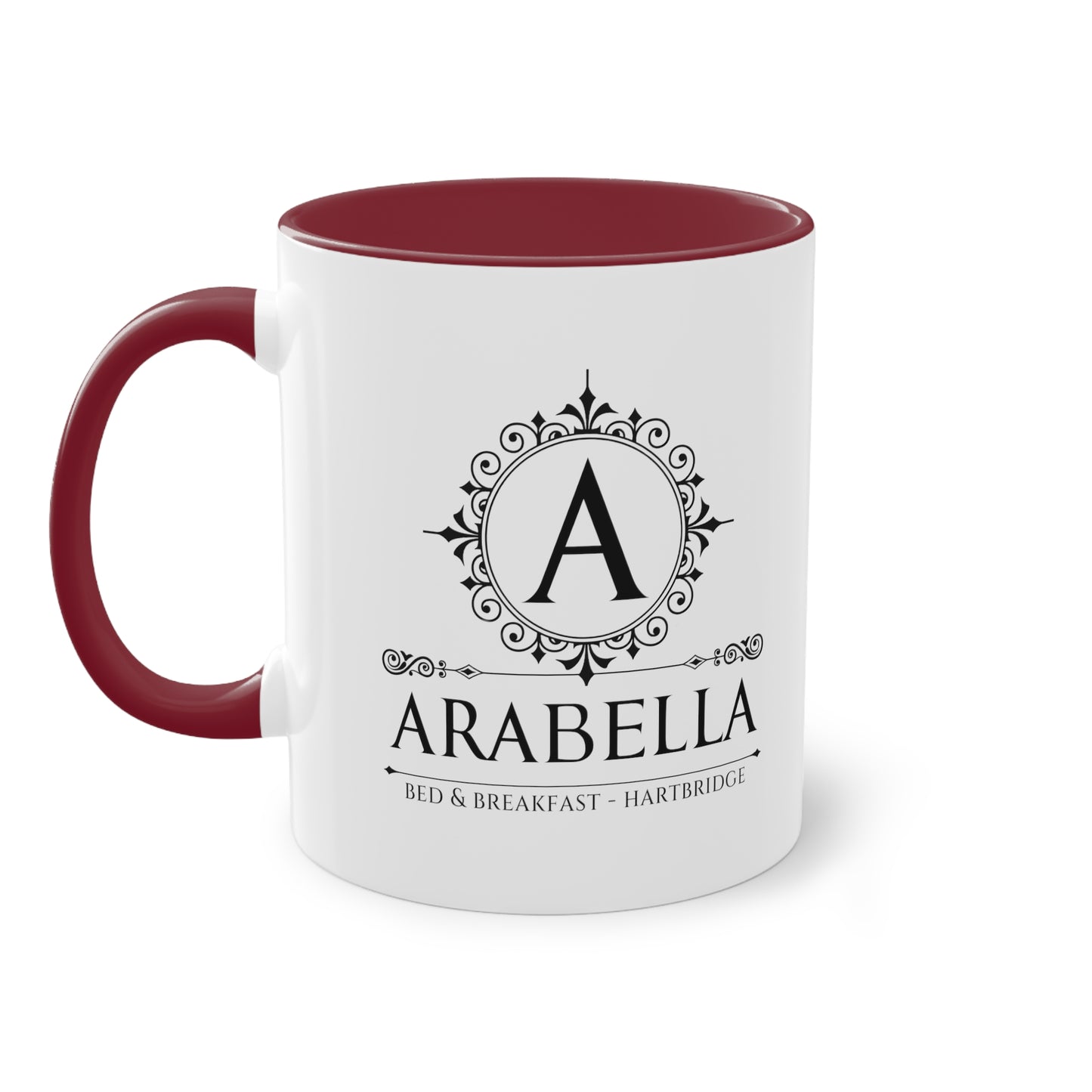 Arabella Hartbridge Bed & Breakfast - Two-Tone Coffee Mug, 11oz