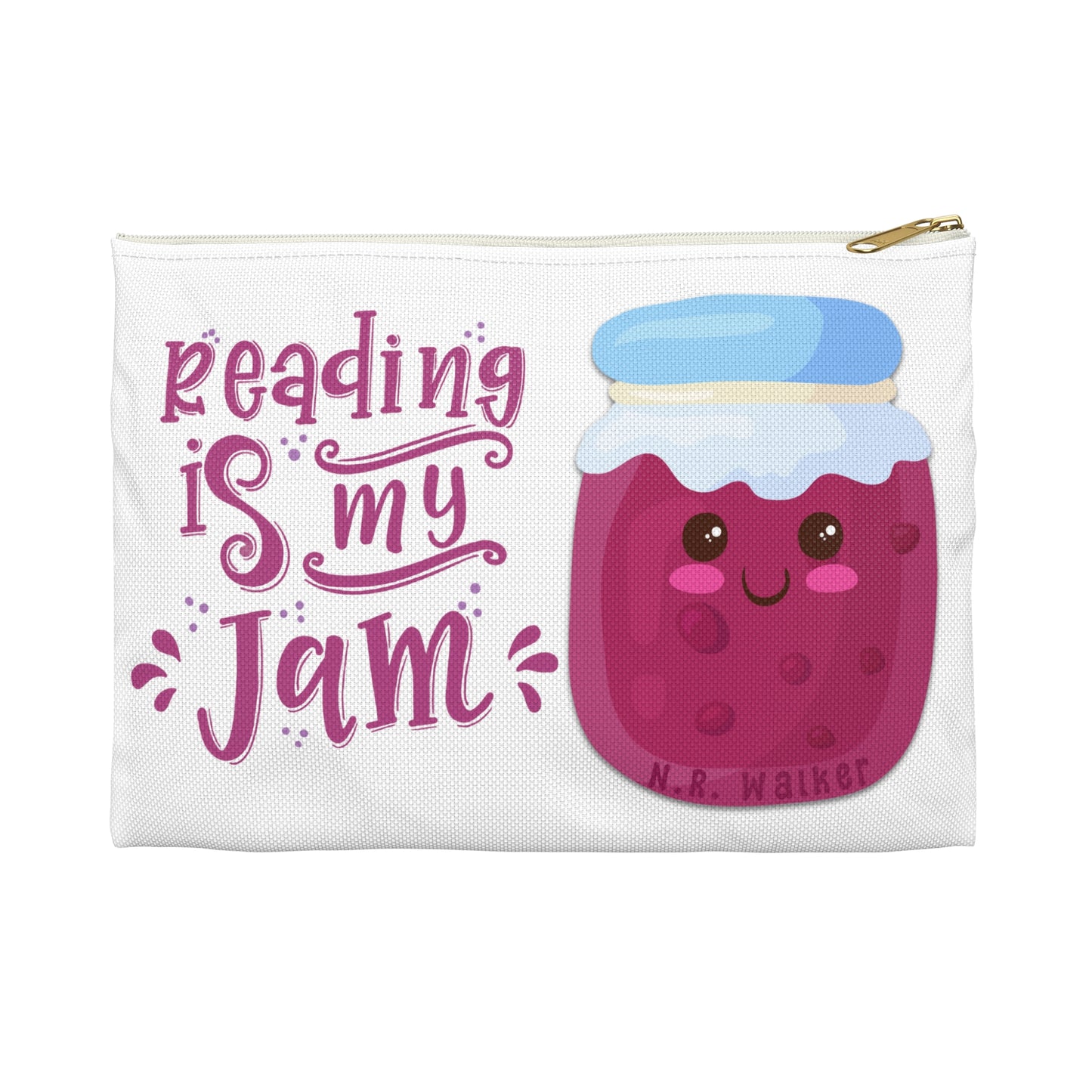 Reading Is My Jam - Accessory Pouch