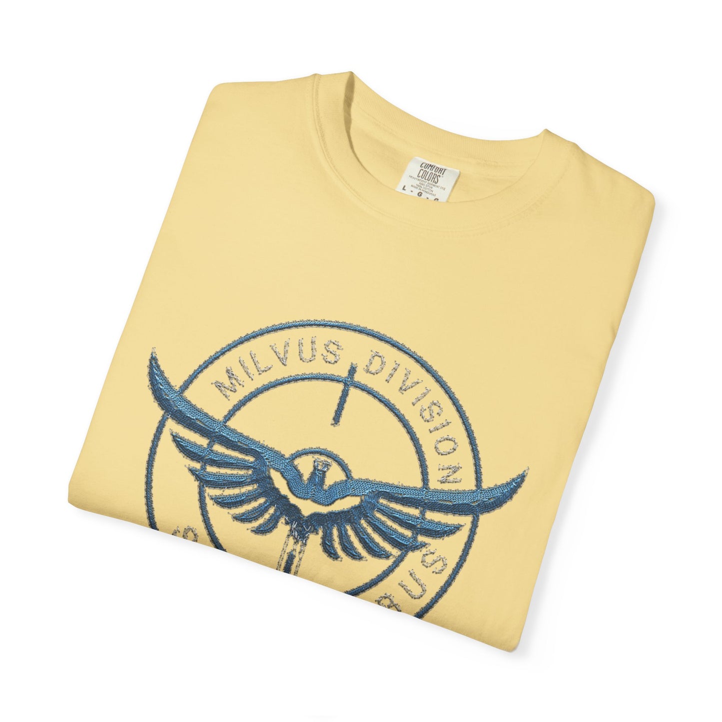 Milvus Division Logo Unisex Garment-Dyed T-Shirt