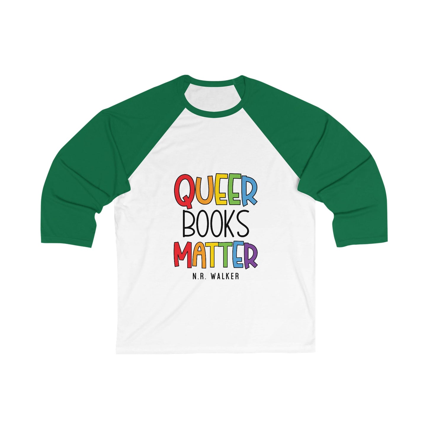 Queer Books Matter Shirt Pride Baseball Tee