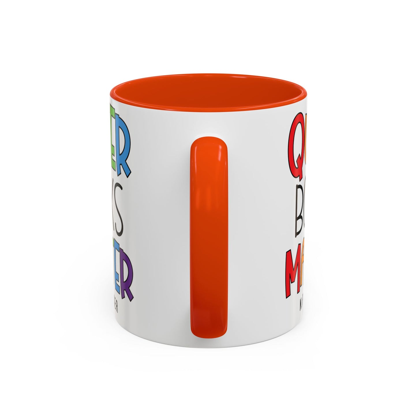 Colorful Queer Books Matter Mug - LGBTQ+ Pride Ceramic Coffee Cup