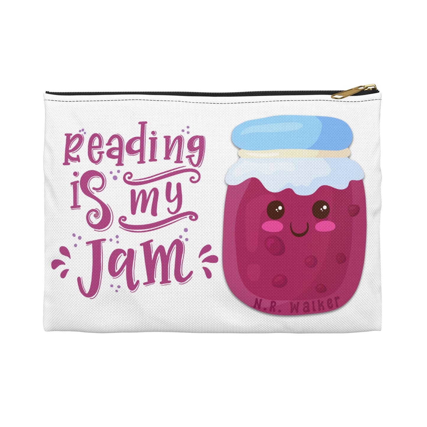 Reading Is My Jam - Accessory Pouch