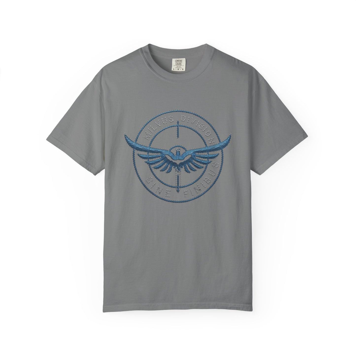 Milvus Division Logo Unisex Garment-Dyed T-Shirt