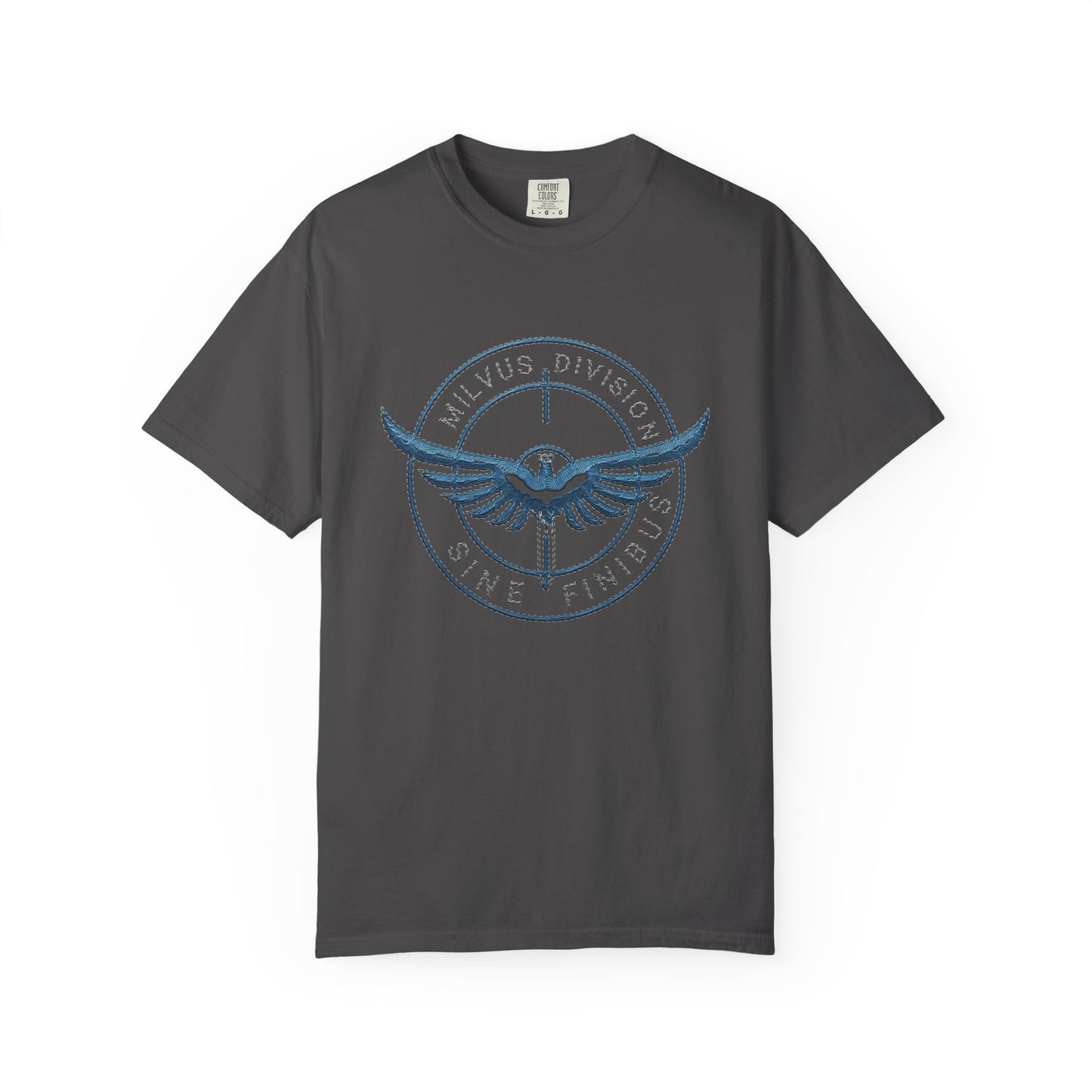 Milvus Division Logo Unisex Garment-Dyed T-Shirt